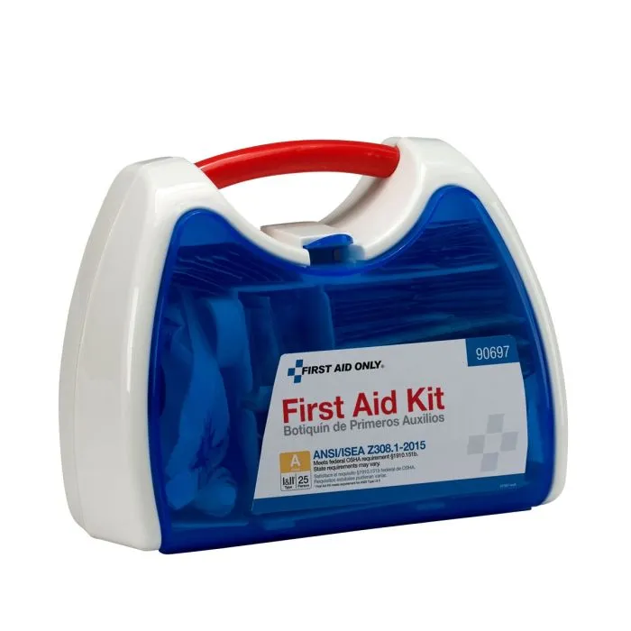 25 Person Ready Care First Aid Kit, ANSI Compliant - W-90697