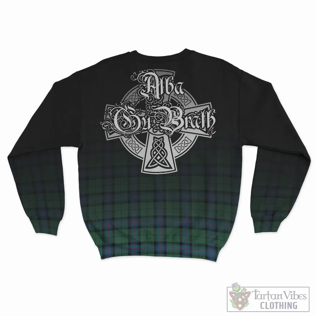 Armstrong Ancient Tartan Sweatshirt Featuring Alba Gu Brath Family Crest Celtic Inspired