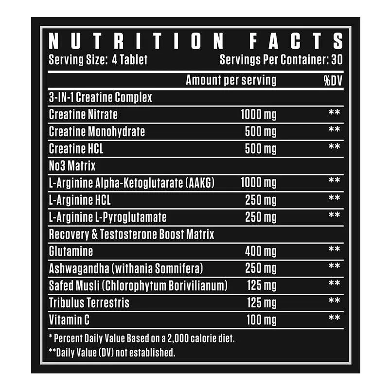 Dexter Jackson Black Series Muscle Gain Support 120 Tablets