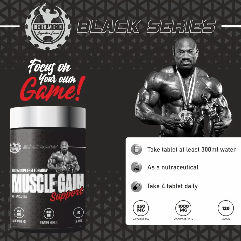 Dexter Jackson Black Series Muscle Gain Support