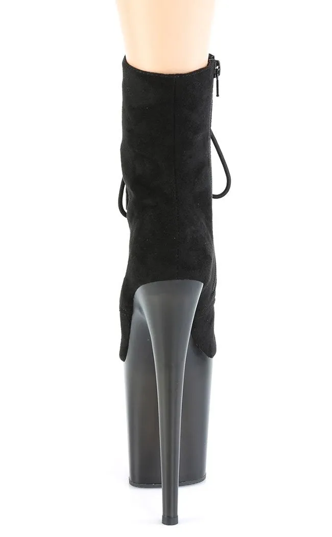 FLAMINGO-1020FST Black Suede Ankle Boots