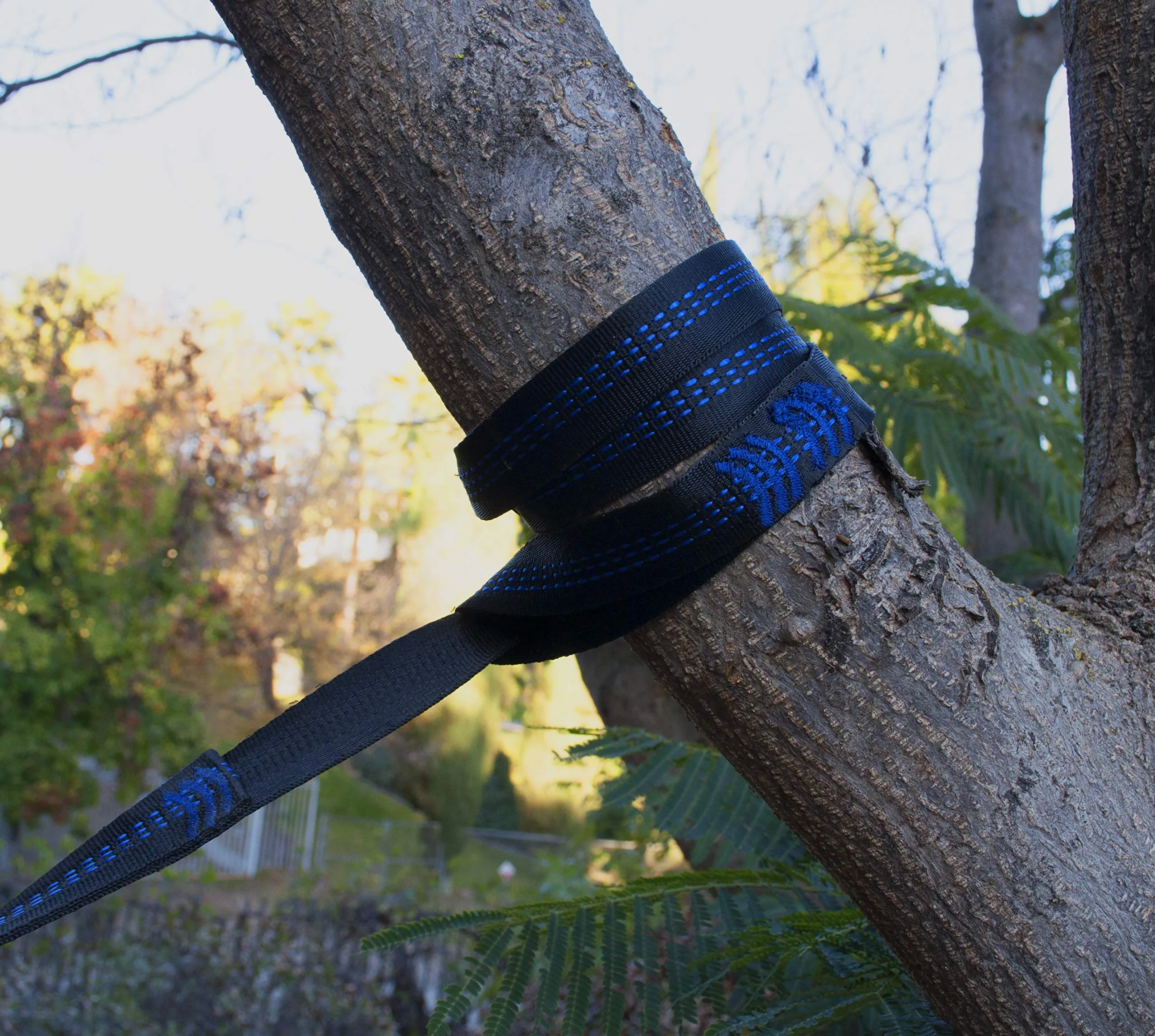 Parachute Nylon Double Camping Hammock with Tree Straps - Beastron