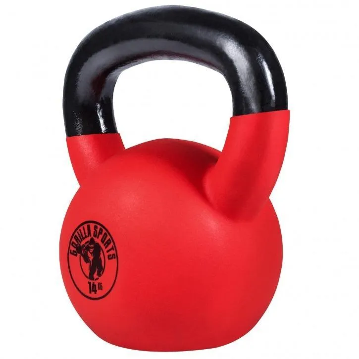 Rubber Coated Kettlebell 14KG