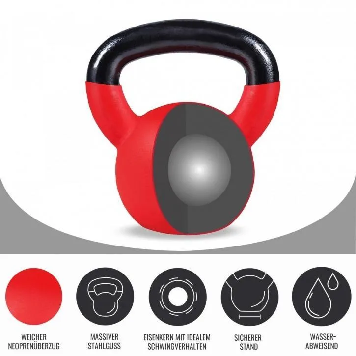 Rubber Coated Kettlebell 14KG