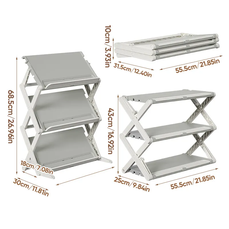 SAKER® Foldable Shoe Rack