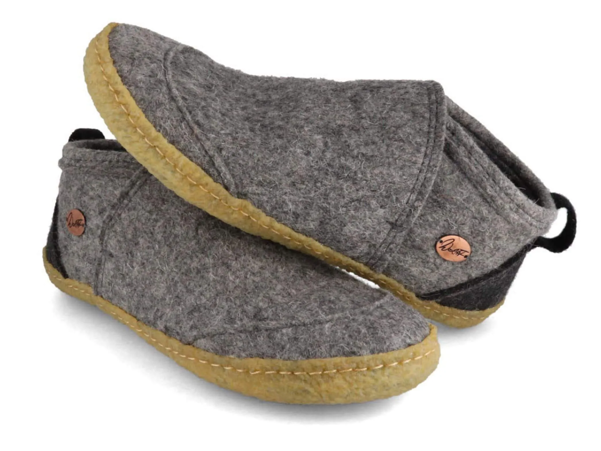 WoolFit Taiga | Felt Slipper Boots with Rubber Sole