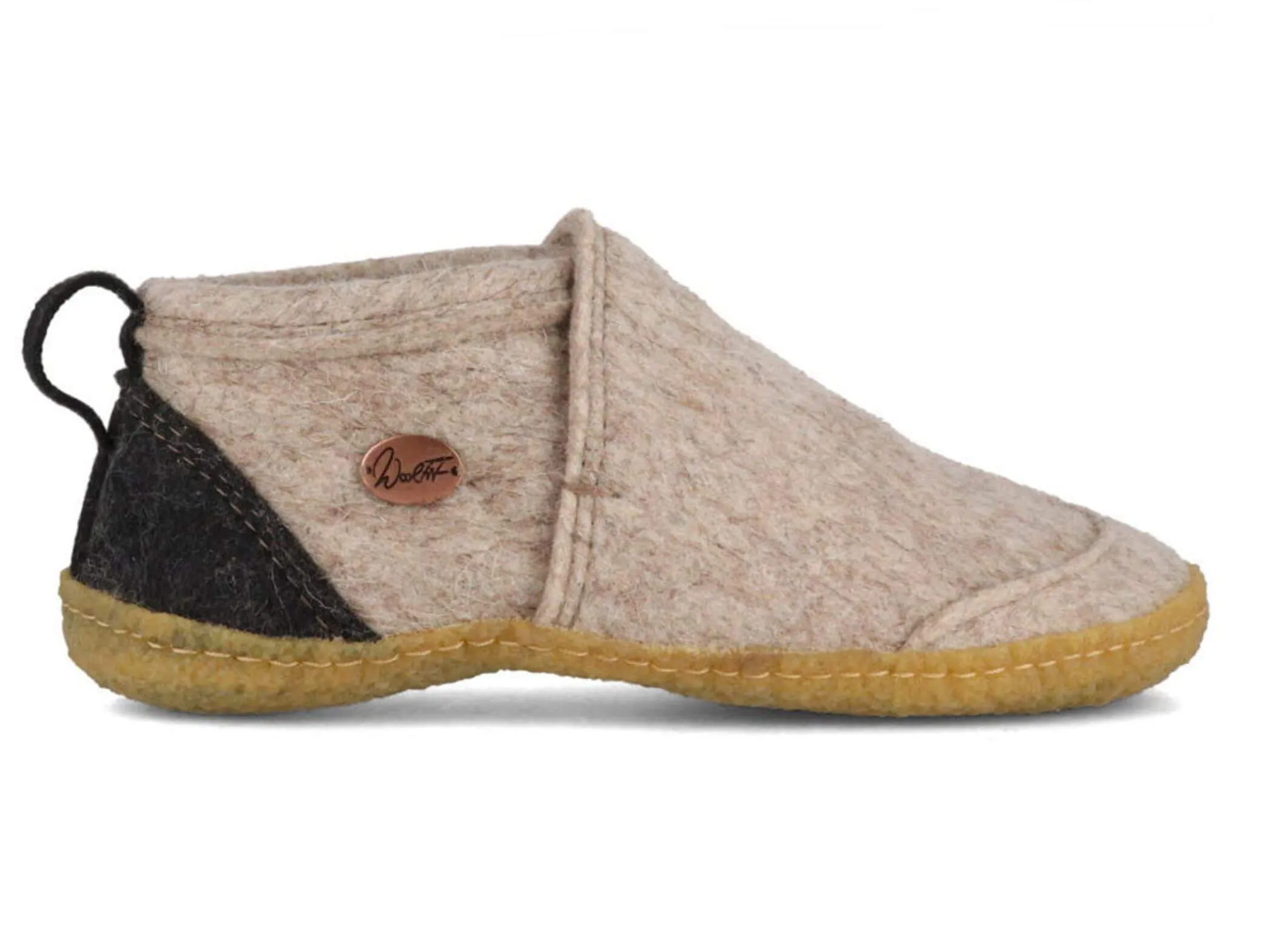 WoolFit Taiga | Felt Slipper Boots with Rubber Sole