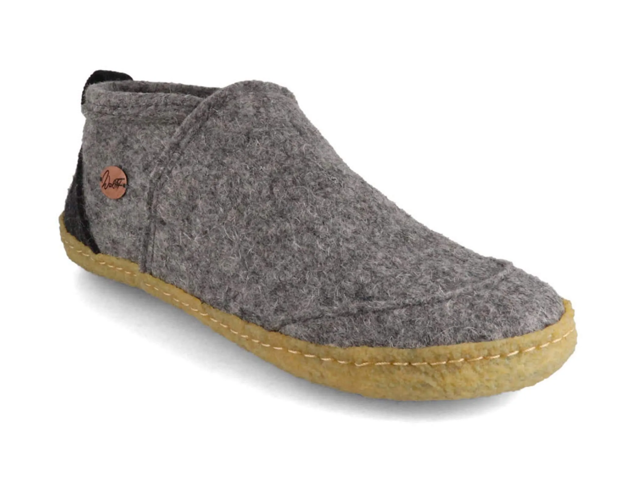WoolFit Taiga | Felt Slipper Boots with Rubber Sole