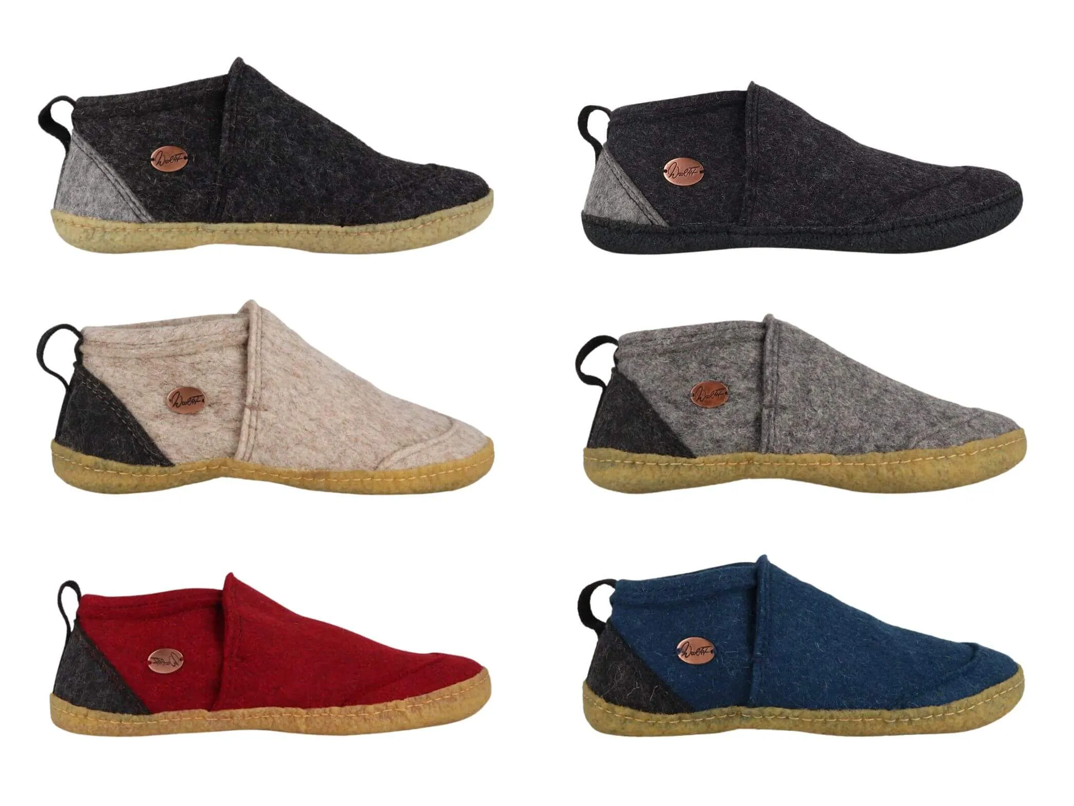 WoolFit Taiga | Felt Slipper Boots with Rubber Sole