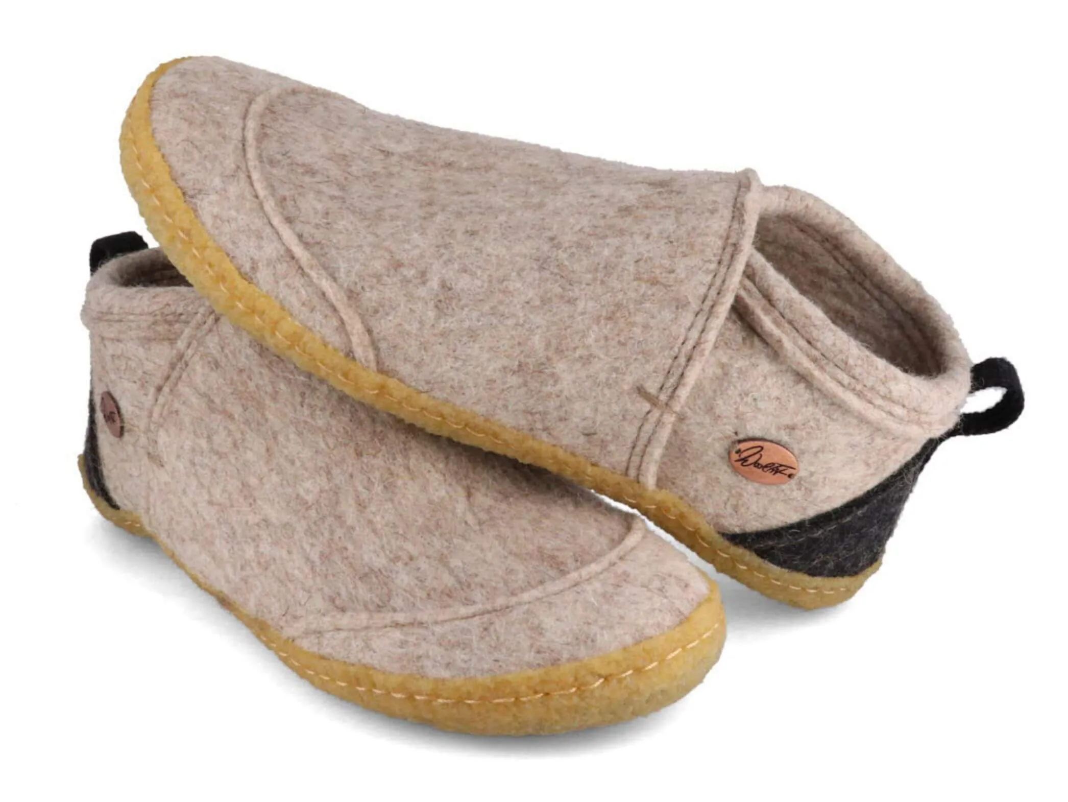 WoolFit Taiga | Felt Slipper Boots with Rubber Sole