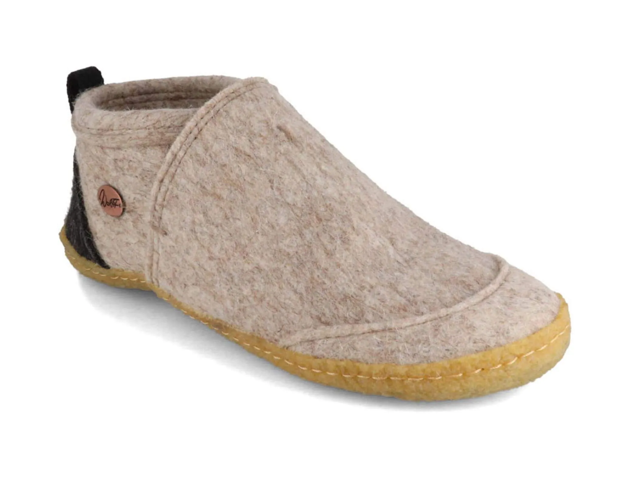 WoolFit Taiga | Felt Slipper Boots with Rubber Sole