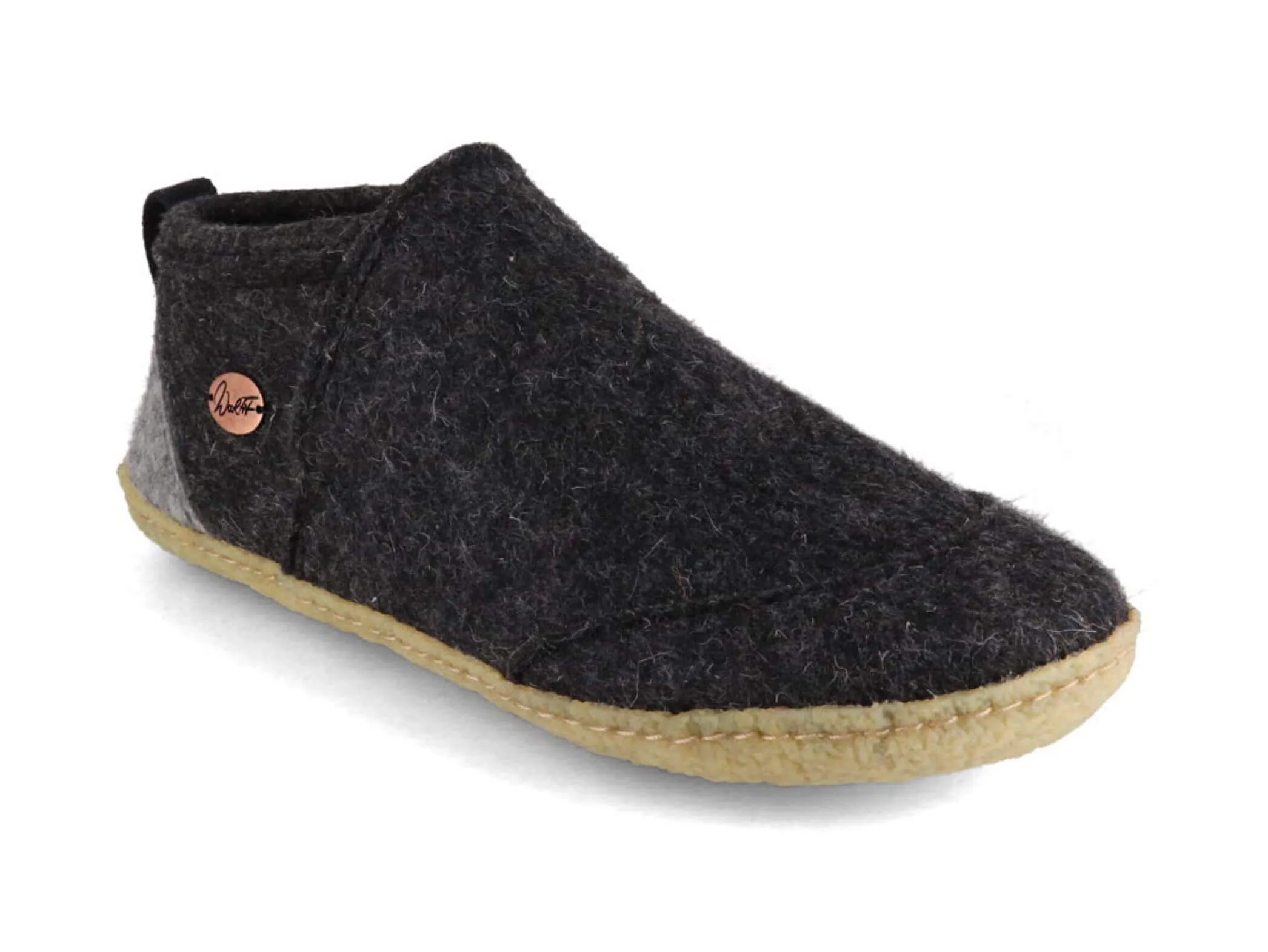 WoolFit Taiga | Felt Slipper Boots with Rubber Sole